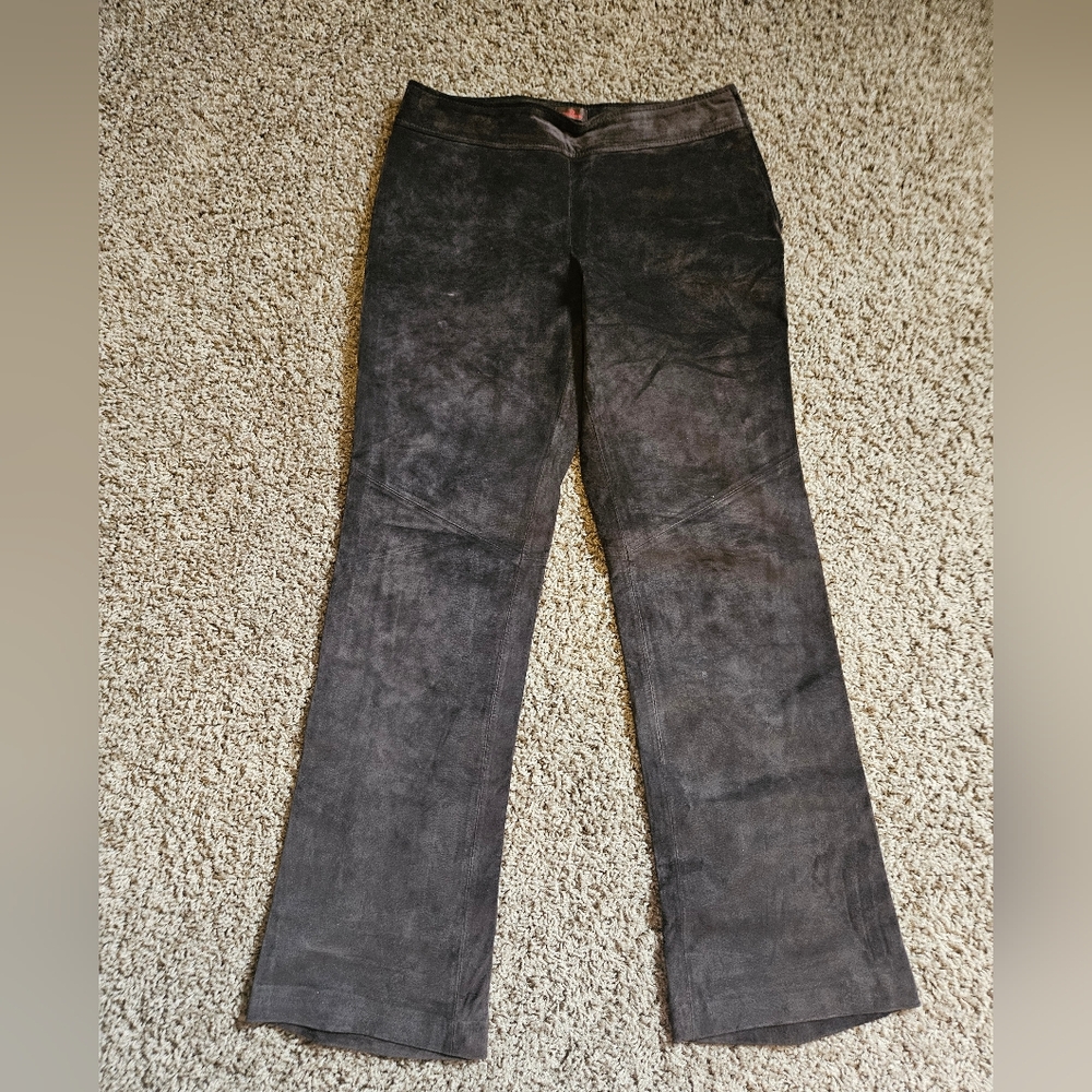 Danier Suede Bootcut Pants